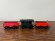 kolejka pociąg wagony zabawka PRL wagoniki PRL