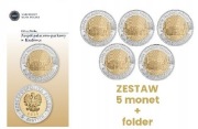 5zl przedsprzedaż 5szt monet 2026 i 2 foldery Pałacowo-Parkowy w KOZŁÓWCE 