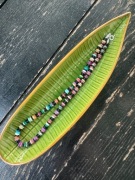 Naszyjnik z kamieni naturalnych Jadeit Onyks