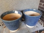 KPL KOMPLET 2szt. x DONICA SZKLIWIONA ROLLIKA (Röllika) IKEA wysokość 37cm