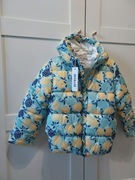 Nowa kurtka zimowa dziewczęca Minoti – rozmiar 116 - 122 (6-7 lat) cytryny