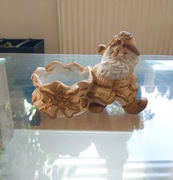 Święty Mikołaj z doniczką. 