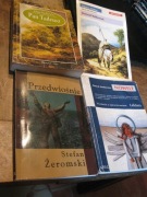 Lektury szkolne -zestaw 4-Przedwiośnie,Pan Tadeusz,Konrad Wallenrod,Nowele