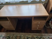 BRW biurko Elippe 140 cm klon strasburg 