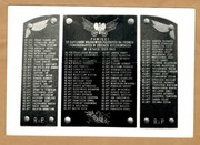 Warszawa tablica w Kościele NMP Królowej Korony Polskiej