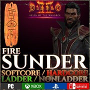 Diablo 2 Resurrected Fire Sunder Charm LADDER D2R PS XBOX SWITCH