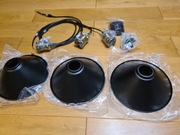 Żyrandol czarny na 3 żarówki 