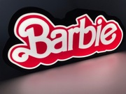 Lampka LED 3D – Logo Barbie | Druk 3D | USB | 