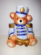 Pojemnik na Ciastka Miś Ceramiczny Ręcznie Malowany.30x25cm