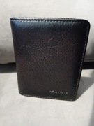 Nowy męski portfel ze skóry bydlęcej na karty Banyanu