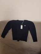 GUESS LONGSLEEVE - KOSZULKA GRANATOWA MĘSKA S