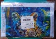 Zestaw do Diamond painting, Lampart (30x40cm)