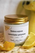 Ręcznie robiona świeca sojowa o zapachu lemoniada cytrynowa