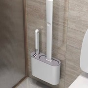 Szczotka do WC wiszące na ścianie z uchwytem silikonowe miękkie włosie