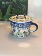 Smalcówka kubek na owsiankę unikat ceramika Bolesławiec 