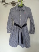 Sukienka koszulowa Ralph Lauren paseczki 