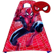 Nowa Peleryna i Maska na bal karnawałowy Spider-Man,