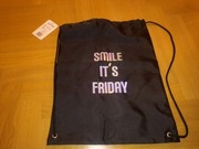 Worek Beniamin czarny nowy hologram