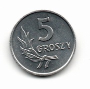 5 groszy 1968 - stan I-