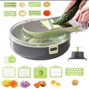 Wielofunkcyjna tarka sirkacz do warzyw i owoców z 8 ostrzami 