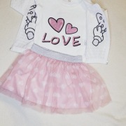 Komplet dla dziewczynki rozmiar 98