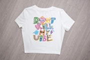 Crop top z kolorowym printem Shein XS  (610)