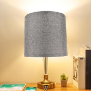 Abażur z tkaniny, średnica 20 cm, wysokość 18 cm, do różnych lamp