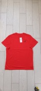4F t-shirt męski XXL czerwony z małym czarnym logo<318>