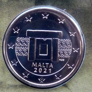 MALTA 2021 5 CENTÓW UNC !!!!!!!!!!