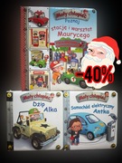 Zestaw książeczek „Mały chłopiec” – Stacja, warsztat i auta specjalne –40%