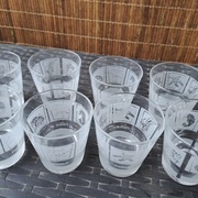 Szklanki do napojów drinków Cafe Prima 8 sztuk NOWE Bardzo ładne