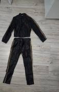 Skórzany komplet  bomberka spodnie S