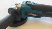SZLIFIERKA KĄTOWA GISAM 125 mm 4 BIEGI 18V AKUMULATOROWA BEZSZCZOTKOWA BODY
