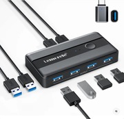 LEMORELE H5L USB 3.0 KVM SWITCH 4x2