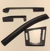 Dekory m-pakiet na sztuki BMW e46 cabrio touring sedan Alu silver cube