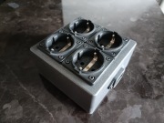 TOMANEK TAP4 LISTWA ZASILAJĄCA 4 GNIAZDA SCHUKO Z FILTREM SCHAFFNERA 