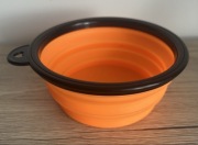 Silikonowa miska miseczka podróżna składana dla psa Nowa