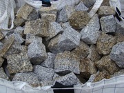 kostka granitowa szaro-ruda