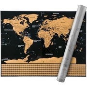 Mapa świata do zdrapywania 