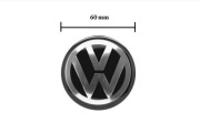 Naklejka/emblemat ALUMINIUM VW 60 MM 4 SZTUKI!