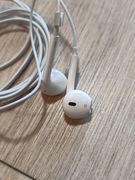 Słuchawki przewodowe Apple, do iPhona, białe używane 