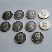 Kolekcja monet Pucharu Świata Esso: Włochy 1990    Zestaw 10  tokenów 