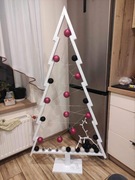 Choinka, lampion, znicz stroik na cmentarz, ozdoba bożonarodzeniowa