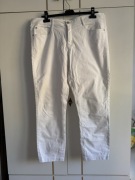 Białe spodnie rurki jeansowe C&A 44/XXL