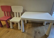 Stolik mamut+ 2 krzesełka mamuty dla dziecka