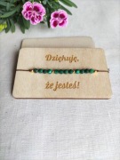 Bransoletka z MALACHITEM handmade 