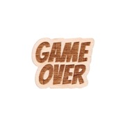 SC27 Tabliczka Game Over scrapki sklejka