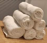 Ręczniki utopia białe bawełniane 41x71