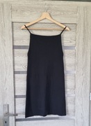 Czarna dzianinowa sukienka mini Zara S