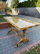 Ława lakierowana z drewna